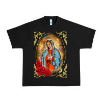 Black our lady of guadalupe frame Urban Heavy Tee - BarkalooDesign