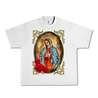Lunar Rock our lady of guadalupe frame Urban Heavy Tee - BarkalooDesign