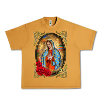 Peanut Butter our lady of guadalupe frame Urban Heavy Tee - BarkalooDesign