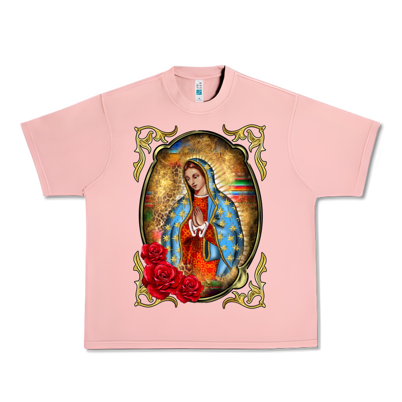Our Lady Of Guadalupe Frame Urban Heavy Tee by BarkalooDesign | Teevron