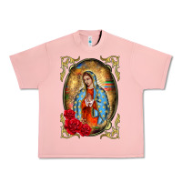 Salmon our lady of guadalupe frame Urban Heavy Tee - BarkalooDesign