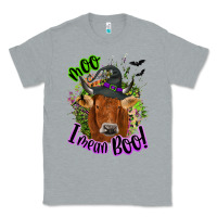 Heather Grey Moo i mean boo Cow Classic Tee - NancyCooperArtShop
