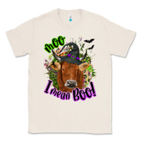 Natural Moo i mean boo Cow Classic Tee - NancyCooperArtShop