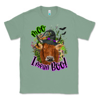 Sage Moo i mean boo Cow Classic Tee - NancyCooperArtShop