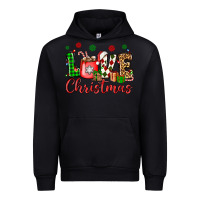 Black love christmas Urban Hoodie - OliviaCreatesArt