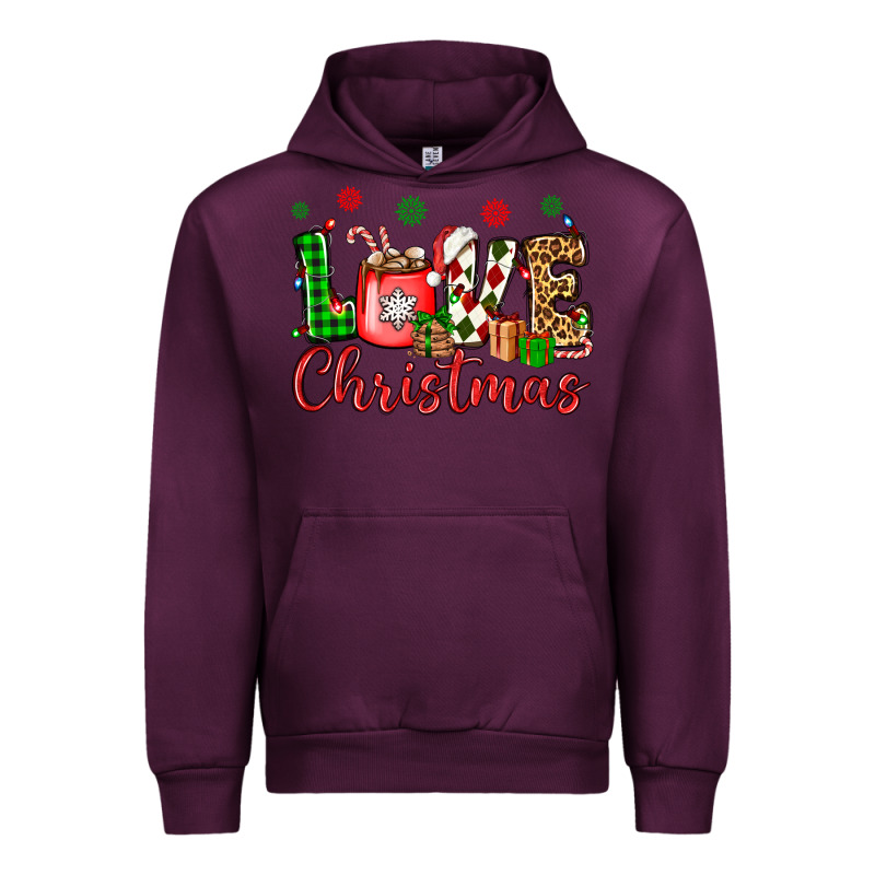 Love Christmas Urban Hoodie by OliviaCreatesArt | Teevron