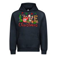 Navy love christmas Urban Hoodie - OliviaCreatesArt