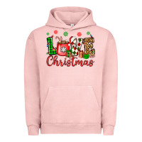 Pigment Salmon love christmas Urban Hoodie - OliviaCreatesArt