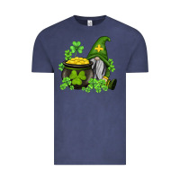Vintage Denim st patricks gnome and pot of gold Vintage Tee - AdoDesignShop