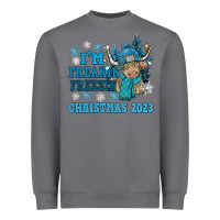 Storm i'm freakin freezin christmas 2023 Heavyweight Sweatshirt - NancyCooperArtShop