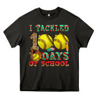 Asphalt i tackled 100 days of school softball Heavy Core Tee - Zillion Design Studio