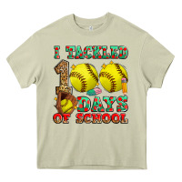 Mossy i tackled 100 days of school softball Heavy Core Tee - Zillion Design Studio