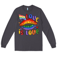 Smoke love is love lips Long Sleeve Tee - MaliasSmallBusiness