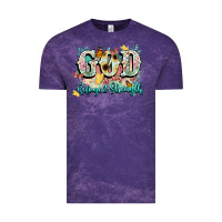 Cloud Purple god is my refugee and strength Vintage Tee - NancyCooperArtShop