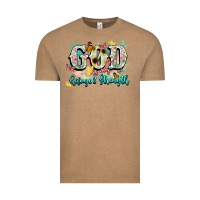 Vintage Coffee god is my refugee and strength Vintage Tee - NancyCooperArtShop