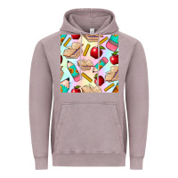 Vintage Zinc school seamless pattern Vintage Hoodie - BundleAndBundleShop