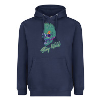 Navy Stay Wild Heavyweight Hoodie - Bettercallsaul