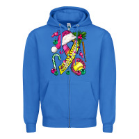 True Royal Pink Christmas Breast Cancer Ribbon Softball Zipper Hoodie - BundleAndBundleShop