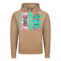 Vintage Coffee nurse  blonde woman Vintage Hoodie - RanaPortraitStore