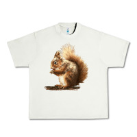 Pistachio Squirrels Urban Heavy Tee - LillyAllenDesigns