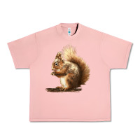 Salmon Squirrels Urban Heavy Tee - LillyAllenDesigns