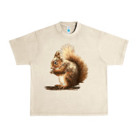 Sandshell Squirrels Urban Heavy Tee - LillyAllenDesigns