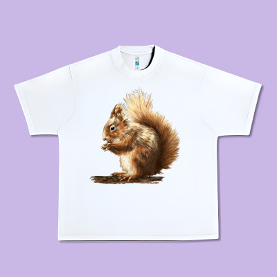 Squirrels Urban Heavy Tee Designed By Lillyallendesigns