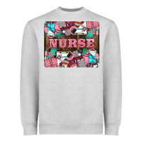 Heather Grey Nurse Heavyweight Sweatshirt - LillyAllenDesigns
