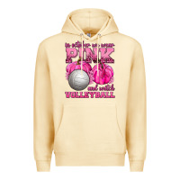 Pina Colada In October We Wear Pink and Watch Volleyball Premium Hoodie - texasbilliewilder
