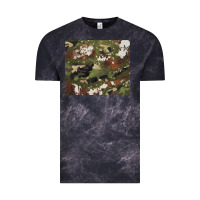 Cloud Black black and brown cowhide camouflage Vintage Tee - BarkalooDesign