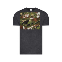 Vintage Black black and brown cowhide camouflage Vintage Tee - BarkalooDesign