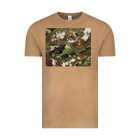Vintage Camel black and brown cowhide camouflage Vintage Tee - BarkalooDesign