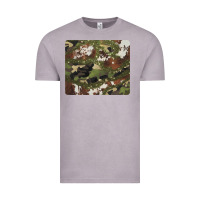 Vintage Zinc black and brown cowhide camouflage Vintage Tee - BarkalooDesign