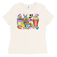Bone easter cartoon characters coffee cups Ladies Tee - Zillion Design Studio