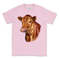 Bubblegum Pink red angus cattle cow Classic Tee - LillyAllenDesigns
