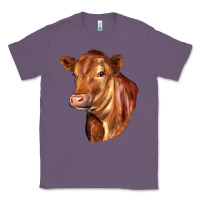 Lavender red angus cattle cow Classic Tee - LillyAllenDesigns