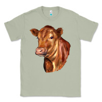 Matcha red angus cattle cow Classic Tee - LillyAllenDesigns