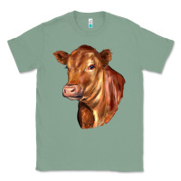 Sage red angus cattle cow Classic Tee - LillyAllenDesigns