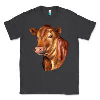 Smoke red angus cattle cow Classic Tee - LillyAllenDesigns
