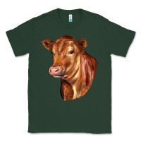 Sports Green red angus cattle cow Classic Tee - LillyAllenDesigns