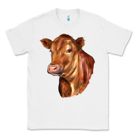 White red angus cattle cow Classic Tee - LillyAllenDesigns