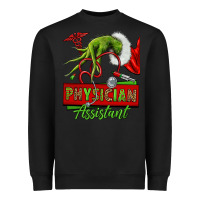 Black christmas character hand physician assistant Heavyweight Sweatshirt - NancyCooperArtShop