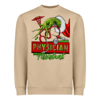 Christmas Character Hand Physician Assistant Heavyweight Sweatshirt | Teevron