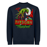Navy christmas character hand physician assistant Heavyweight Sweatshirt - NancyCooperArtShop