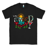 Black Tanned And Tipsy Classic Tee - CowhideDigitalArt