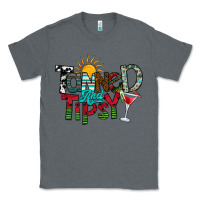 Charcoal Heather Tanned And Tipsy Classic Tee - CowhideDigitalArt