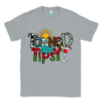 Heather Grey Tanned And Tipsy Classic Tee - CowhideDigitalArt
