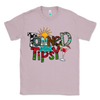 Lilac Tanned And Tipsy Classic Tee - CowhideDigitalArt