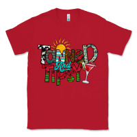 Red Tanned And Tipsy Classic Tee - CowhideDigitalArt