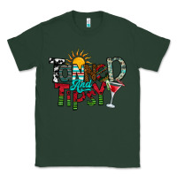 Sports Green Tanned And Tipsy Classic Tee - CowhideDigitalArt